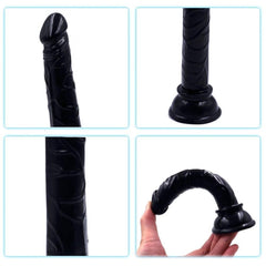 14 CM Testissiz Vantuzlu Realistik Zenci Penis Anal Vajinal Mini Dildo