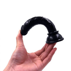 14 CM Testissiz Vantuzlu Realistik Zenci Penis Anal Vajinal Mini Dildo
