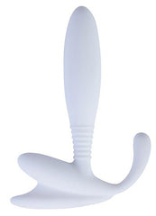 G-Spot Perine Ve Prostat Uyarıcılı Unisex Anal Pleasure Prostat Plug Beyaz