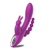 USB Şarjlı Klitoral & Anal Uyarıcı Teknolojik Vibratör – Mor
