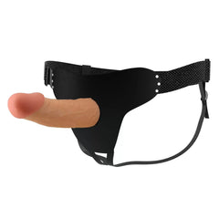 17,5 CM İçi Boş Testissiz Belden Bağlamalı Yapay Penis Dildo