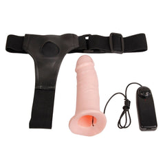 17 CM Titreşimli İçi Boş Belden Bağlamalı Penis Vibratör