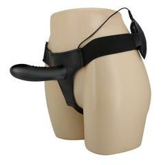 19 CM İçi Boş Belden Bağlamalı Titreşimli Protez Zenci Vibratör