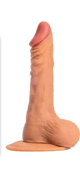 19 CM Belden Bağlamalı Deri Kemerli Strapon Yapay Penis Dildo