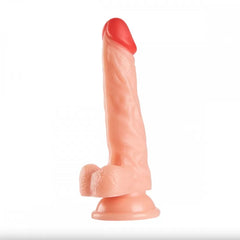 19 CM Realistik Dokulu Dildo Vantuzlu Gerçekçi Yapay Penis Dildo