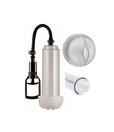 20 CM Penis Pump Büyük Realistik Vajinalı Kaliteli Güçlü Vakum Penis Pompası