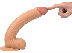26 Cm Vantuzlu Realistik Penis Anal Vajinal Dildo