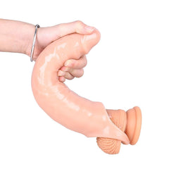 7 CM Dolgulu Realistik Zenci Siyahi Penis Kılıfı