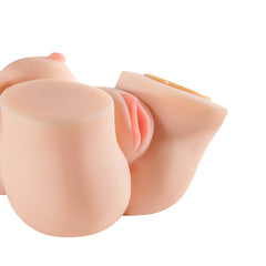USB Şarjlı Ses Özellikli Titreşim Özellikli Anal Vajinal Göğüslü Yarım Vücut Realistik Manken