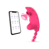 Telefon Kontrollü G-Spot Anal ve Klitoris Emiş Özellikli Uyarıcı Külot İçi Giyilebilir Vibratör