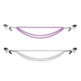 BDSM Fantazi Zincirli Göğüs Ucu Kelepçe Klipsi