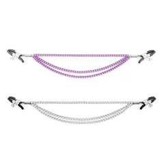 BDSM Fantazi Zincirli Göğüs Ucu Kelepçe Klipsi