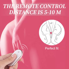 CHOMPTER RCT Kablosuz Kumandalı Lay On Anal Vajinal Uyarıcı Giyilebilir 2 in 1 Vibratör