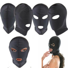 Aşk Fantezi Fetish Maske – Siyah Spandex