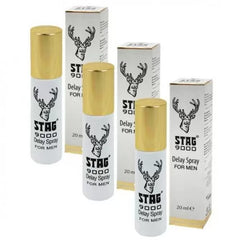 Kampanyalı Orjinal 3'lü Stag 9000 Sprey Erkeklere Özel Delay Sprey