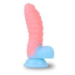 Karanlıkta Parlayan Tırtıklı Dildo Ultra Yumuşak Realistik Yapay Penis Dildo