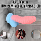 Karanlıkta Parlayan Tırtıklı Dildo Ultra Yumuşak Realistik Yapay Penis Dildo