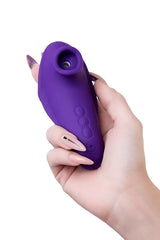 Klitoral Uyarıcı Emici Parmağa Takılabilir Vibratör Mor