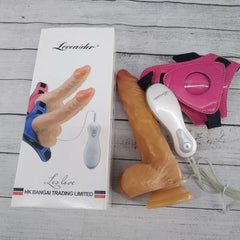 Loveaider Oynar Başlı Fonksiyonlu Belden Bağlamalı Strapon