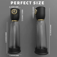 Manyetik Şarjlı Güçlü Emiş Özellikli Penis Eğitimi Tam Otomatik Vakum Pompası