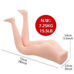 Mega Boy Yarım Realistik Manken Anal Vajinal Yarım Vücut Manken 7 KG