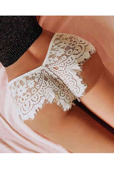 Fantazi Dantel Özel Tasarım Külot Beyaz