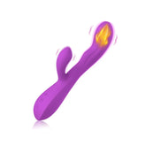 Modern Uyarıcılı Rabbit Vibratör Mor