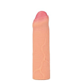 Nature Extender Sünnetsiz Ultra Gerçekçi 4.5 CM Dolgulu Premium Dokulu Penis Kılıfı