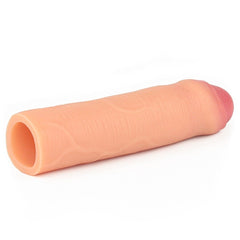 Nature Extender Sünnetsiz Ultra Gerçekçi 4.5 CM Dolgulu Premium Dokulu Penis Kılıfı