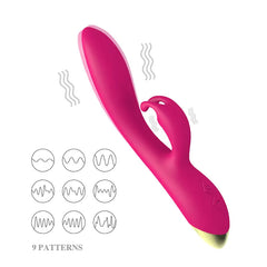 Pembe Klitoris ve G Spot Uyarıcı Rabbit Vibratör