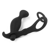 Penis Halkalı Prostat Uyarıcılı Penetrasyon Masajı Anal Plug Vibratör