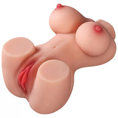 Yarım Vücut Realistik Manken Anal Vajinal Göğüslü Titreşimli Suni Vajina