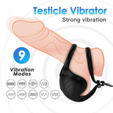PRIME TOYS Lock Pro Şarjlı Güçlü Titreşimli Testis ve Penis Halkalı Testis Masaj Vibratörü