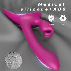 Şarjlı G Nokta ve Klitoris Uyarıcı Vibratör Strapless Strap On Vibratör