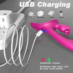 Şarjlı G Nokta ve Klitoris Uyarıcı Vibratör Strapless Strap On Vibratör