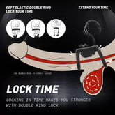 Şarjlı Güçlü Titreşimli Çok Esnek Su Geçirmez Penis Massager Testis Halkalı Penis Yüzüğü