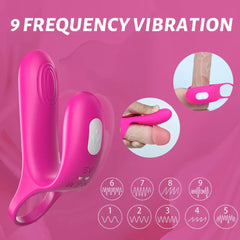 Şarjlı Güçlü Titreşimli Su Geçirmez G Nokta ve Klitoris Uyarıcı Vibratör Penis Yüzüğü