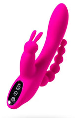 Şarjlı Klitoris Anal Vajinal Uyarıcı Rabbit Vibratör