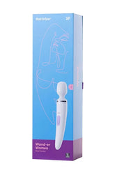 Satisfyer Wand-er Woman Beyaz 34 CM Büyük Boy Ultra Güçlü Klitoris Masaj Vibratör