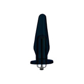Şeffaf Silikon Anal Vibratör Siyah