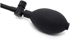 Aşk Fantazi Şişebilen Pompalı Damarlı Anal Plug Siyah