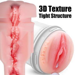 Ultra Gerçekçi Yumuşak Fleslight Doku Fener Tipi Kolay Saklanabilen Cup Mastürbatör