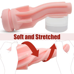 Ultra Gerçekçi Yumuşak Fleslight Doku Fener Tipi Kolay Saklanabilen Cup Mastürbatör