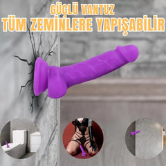 Ultra Yumuşak Pembe Realistik Yapay Penis Dildo