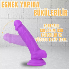 Ultra Yumuşak Pembe Realistik Yapay Penis Dildo