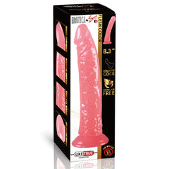 UNIQUE Realistik Dokuda Dildo Vantuzlu Gerçekçi Yapay Penis 21 CM