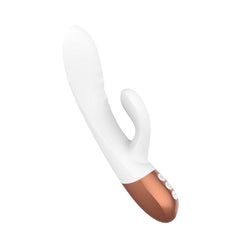 USB Şarjlı Özel Tasarım Çift Renkli 12 Fonksiyonlu Isıtmalı Klitoris Uyarıcılı Lüx Vibratör