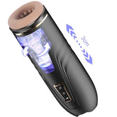 USB Şarjlı Titreşimli İleri Geri Rotasyon Hareketli Ayarlı Sesli Otomatik Mastürbatör