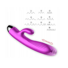 USB Şarjlı Isıtmalı + İleri-Geri Fonksiyonlu 7 Titreşimli Teknolojik Lüx Vibratör