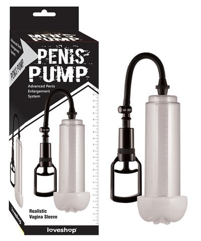 20 CM Penis Pump Büyük Realistik Vajinalı Kaliteli Güçlü Vakum Penis Pompası